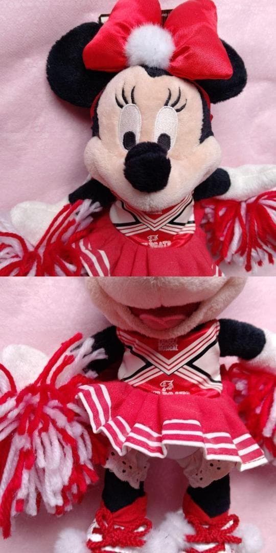 ハイスクールミュージカル ミッキー ミニー　ぬいぐるみ　バスケットボール
