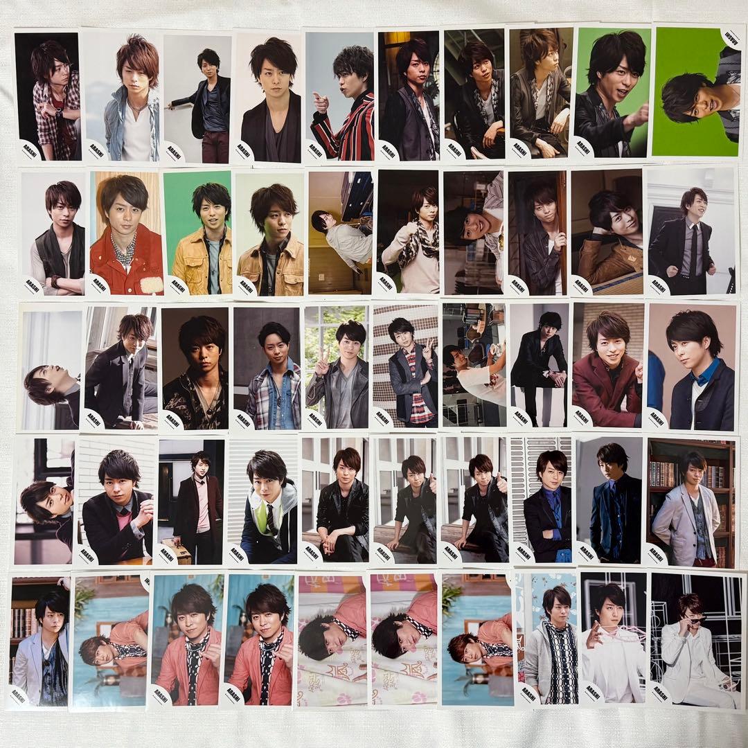 【まとめ売り】嵐 公式写真 個人ソロ 櫻井翔 585枚 フォトセ6点