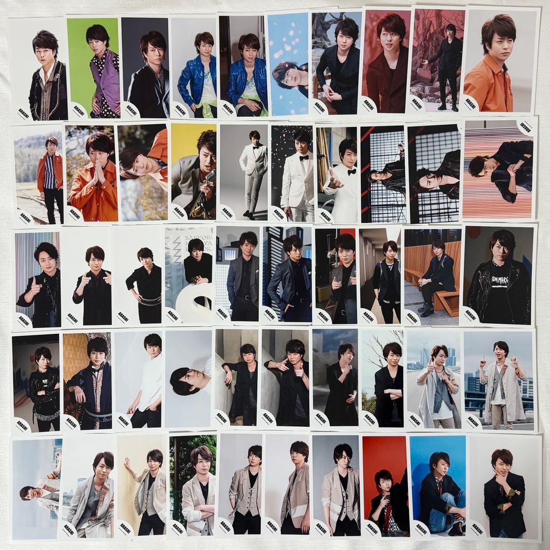 【まとめ売り】嵐 公式写真 個人ソロ 櫻井翔 585枚 フォトセ6点