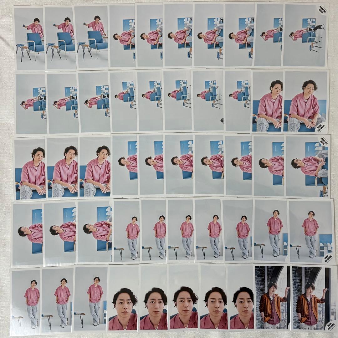 【まとめ売り】嵐 公式写真 個人ソロ 櫻井翔 585枚 フォトセ6点