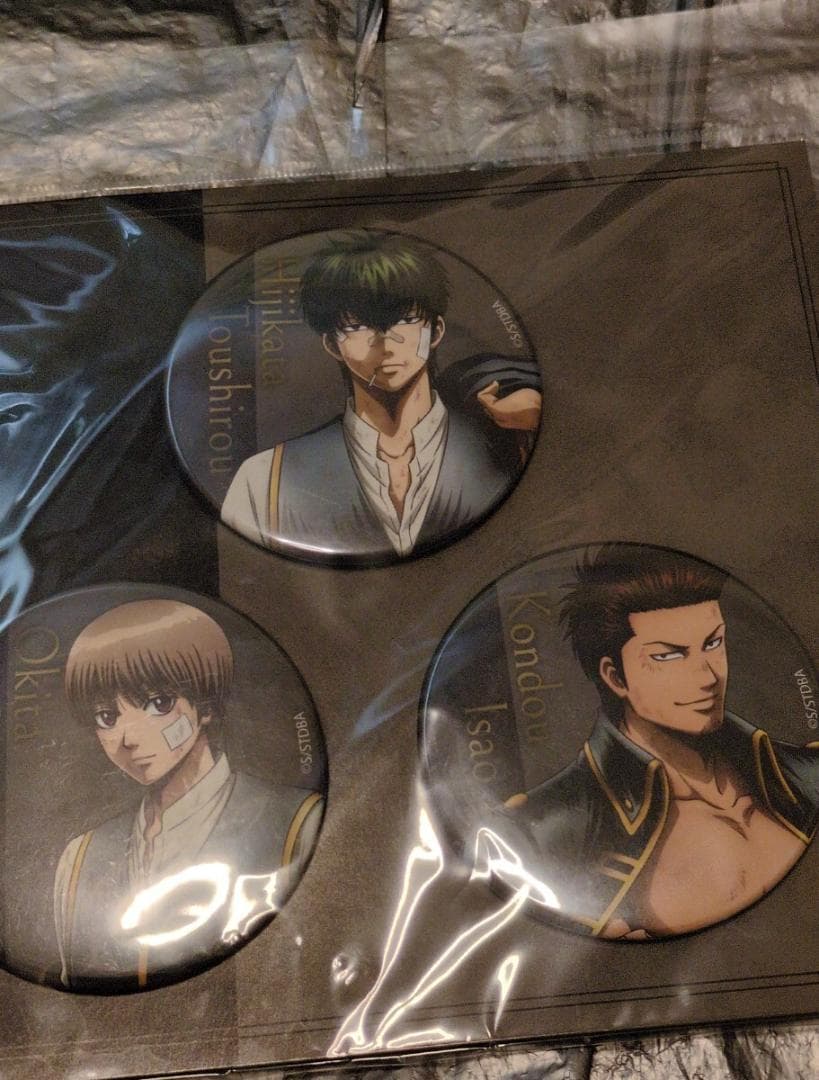 銀魂 ティンクロック 沖田総悟　時計/銀魂オンシアター2D バラガキ篇 缶バッジ