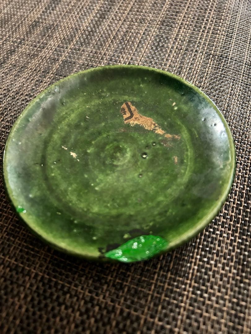 楽焼　中村　道年　共箱　雀かわらけ 茶道具