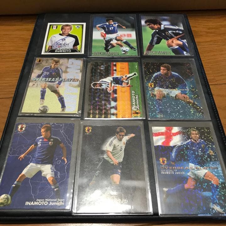 稲本潤一　サッカーカード　ガンバ