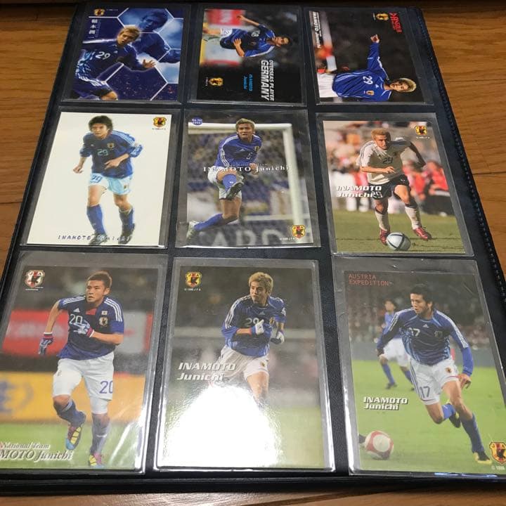 稲本潤一　サッカーカード　ガンバ