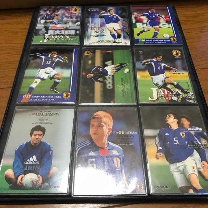 稲本潤一　サッカーカード　ガンバ