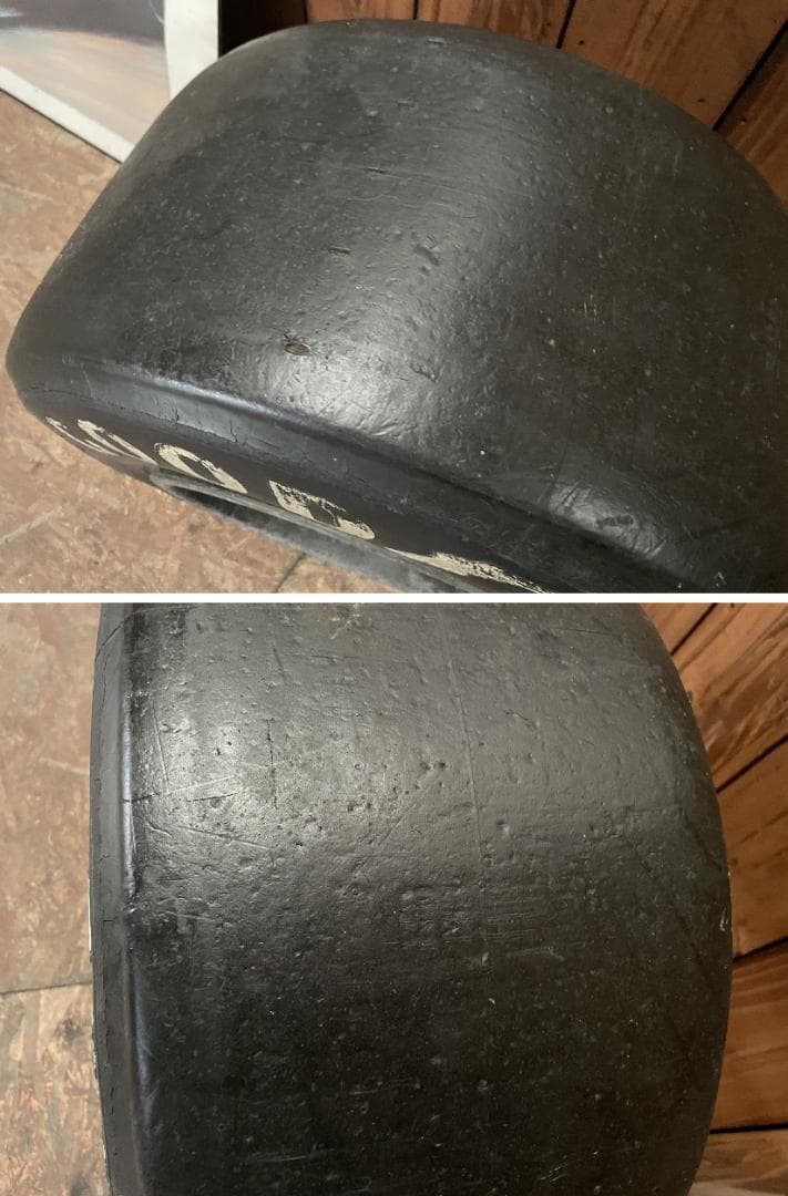 Ｆ１マシンのタイヤ＋ホイール　本物　アイルトン・セナ？　当時物