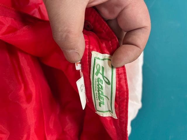 希少ヴィンテージ adidas 赤白 80’sデサントジャンバー　パンツおまけ