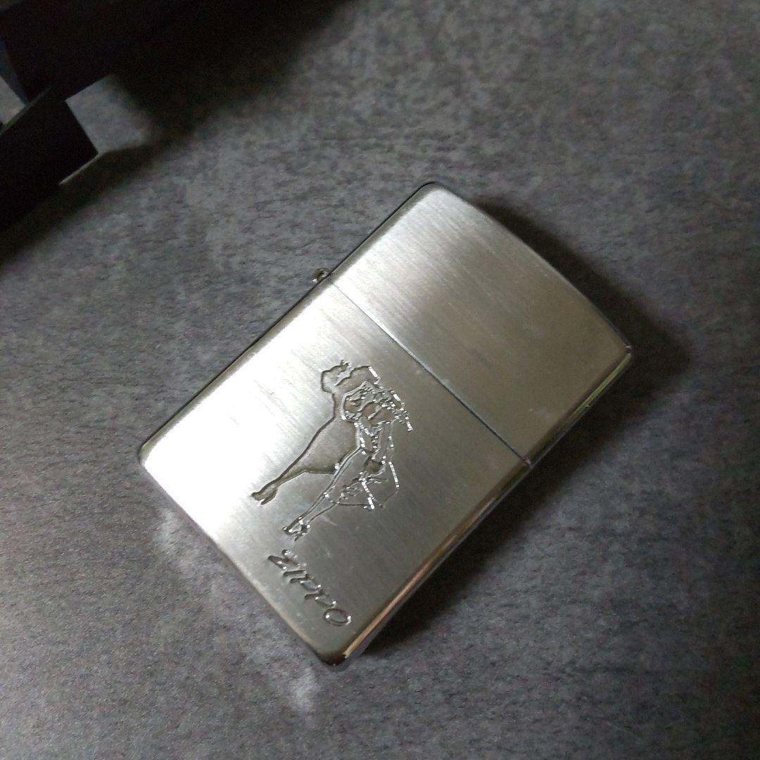 【2002年】Zippo ジッポライター★ GIRL【ヴィンテージ】中古品