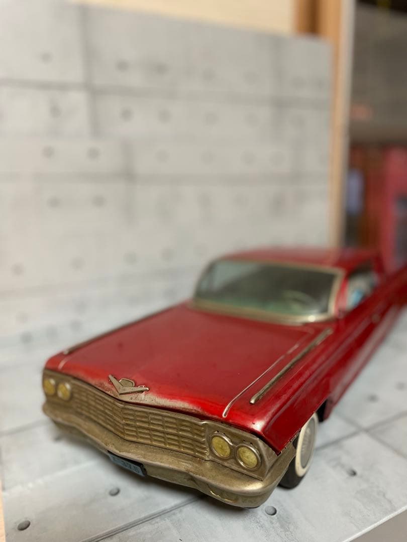 ヨネザワ超大型ブリキキャデラック特大550mm不動　大きく大迫力です！