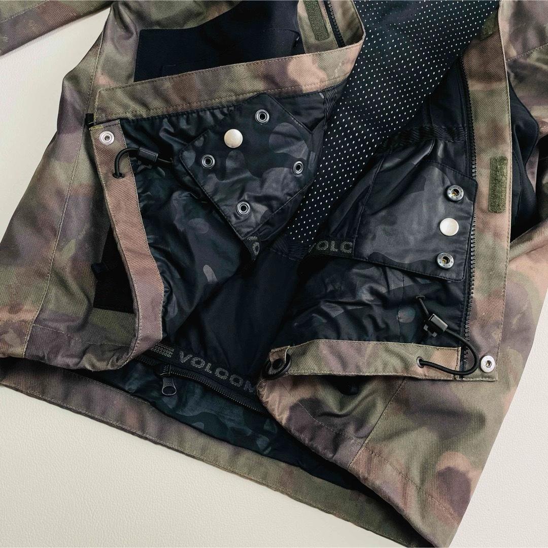 6720 ボルコム　ジャケット　スノボウェア メンズ 迷彩柄　カモフラ