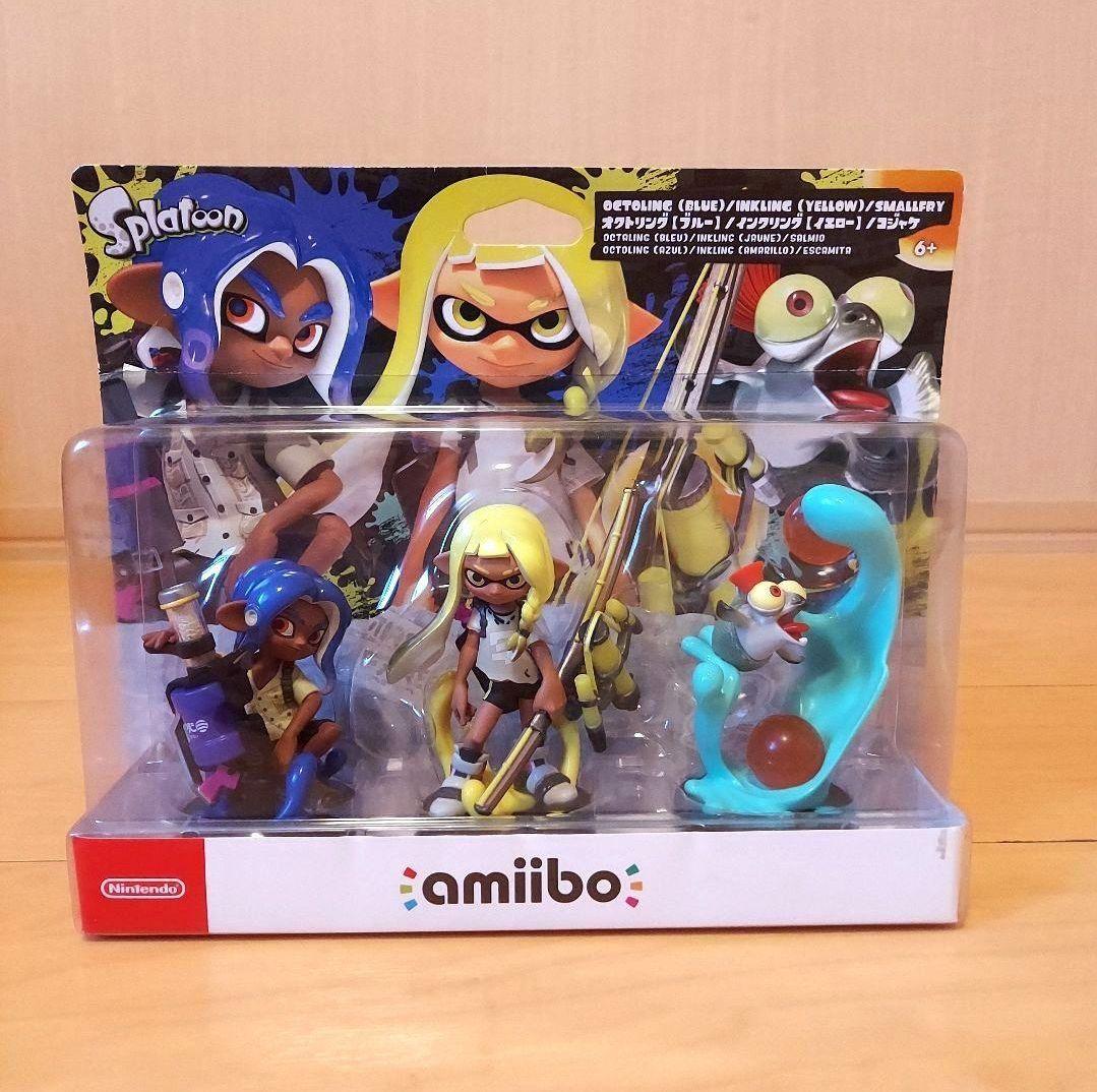 【未開封】スプラトゥーン3 amiiboのセット トリプルセット すりみ連合