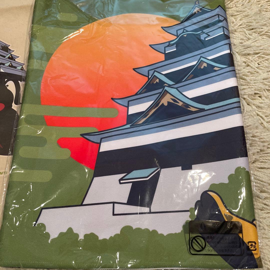 ヤクルトスワローズ　つば九郎　ご当地　東京　江戸　タオル　トートバッグ　セット