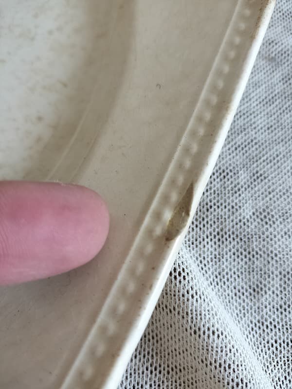 フランス アンティーク クレイユモントロー オクトゴナルプレート 陶器 平皿①