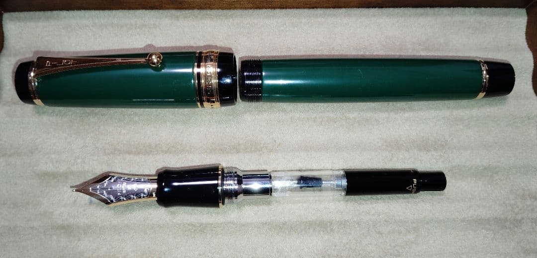 希少 パイロット万年筆 カスタムURUSHI 天鵞絨 中字(M) 万年筆展限定