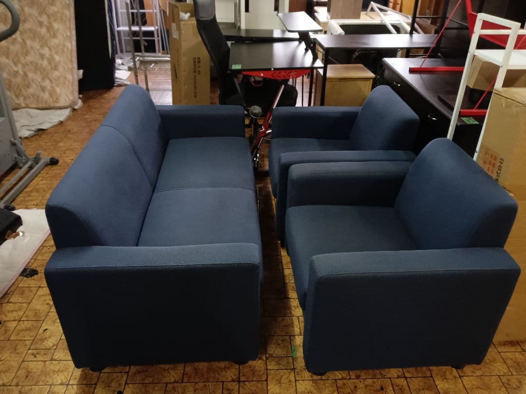 KOKUYO ネイビー ソファセット