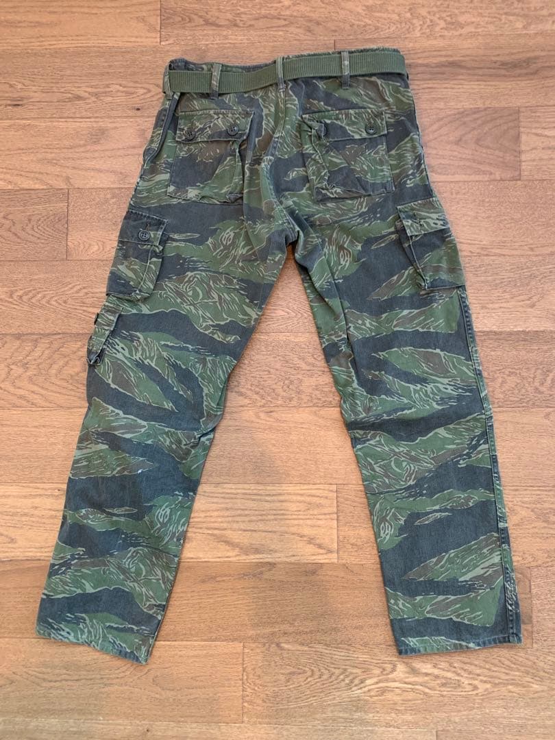 米軍ナム戦タイガーストライプ迷彩服上下セット