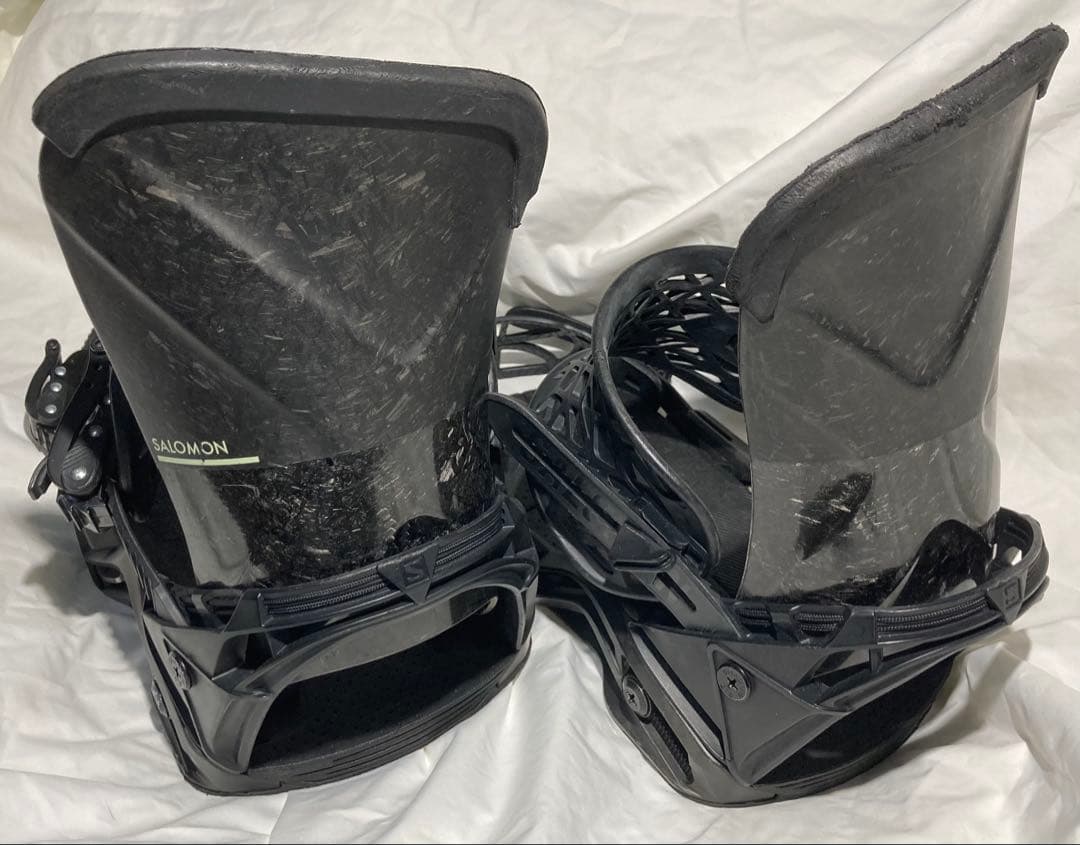 値下！カーボンハイバック高反応！SALOMON クォンタムバインディングMサイズ