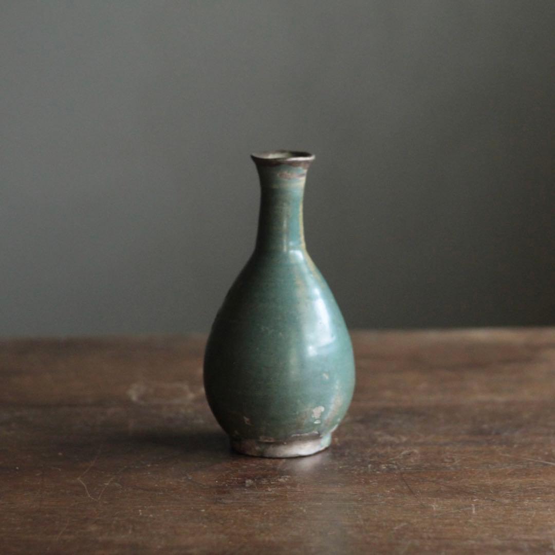 緑釉 徳利 唐津 壺屋 龍門司 酒器 古美術 古道具 アンティーク