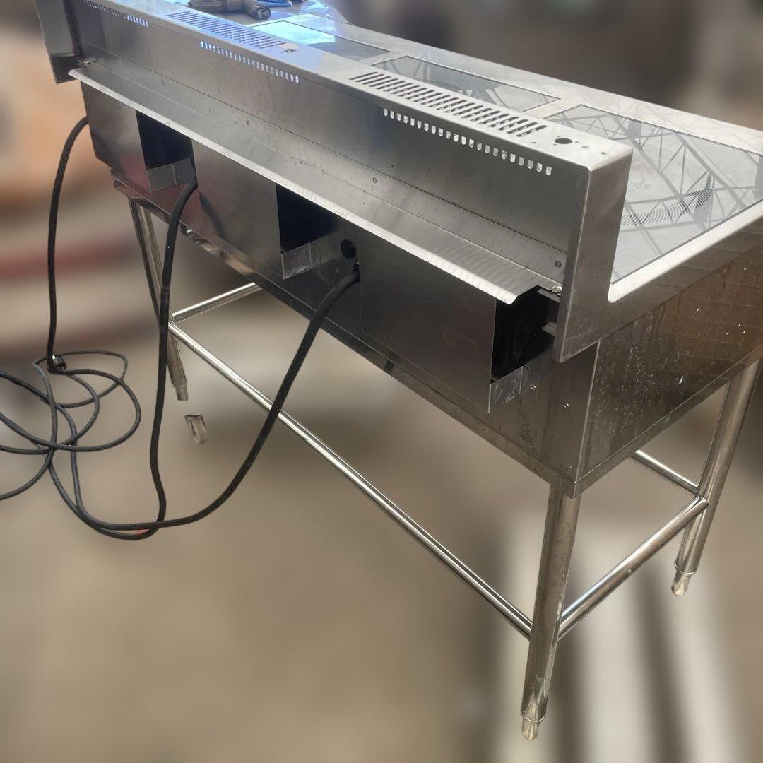 ジャンク品　ホシザキ HIH-555T12E 業務用 3口 IH コンロ