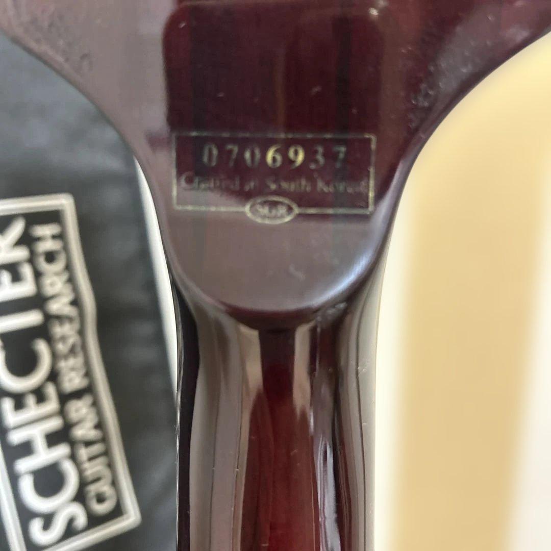 Schecter Hellraiser AD-C-4-HR スルーネック 保証書