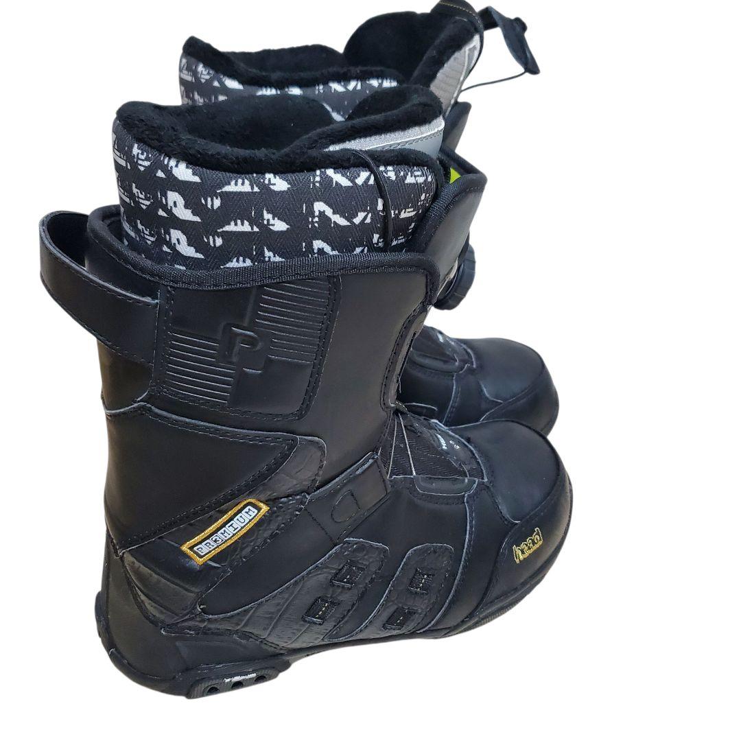 head ヘッド プレミアム BOAダイヤル式スノーボードブーツ 黒/赤26cm