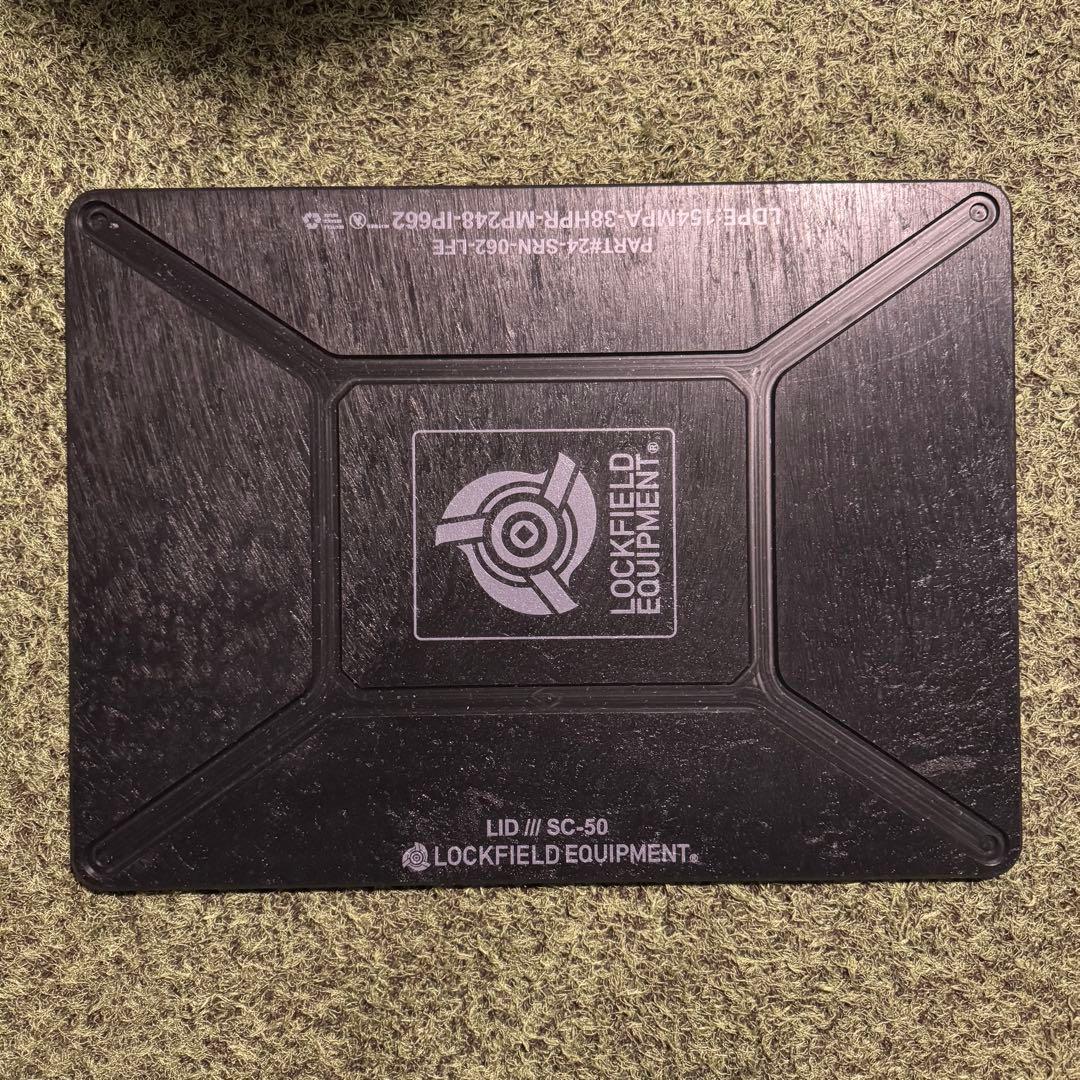 【LOCKFIELD EQUIPMENT】SC lid 50 BK