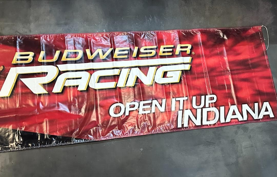 【超巨大 約9.7m】NASCAR BudweiserRacing バナー非売品