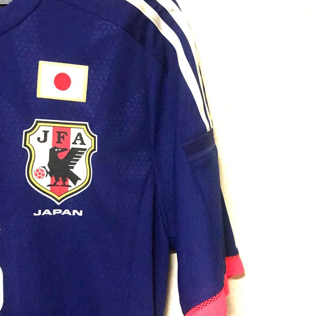 サッカー日本代表レプリカユニフォーム　NO.16松原健サイン入り　Oサイズ