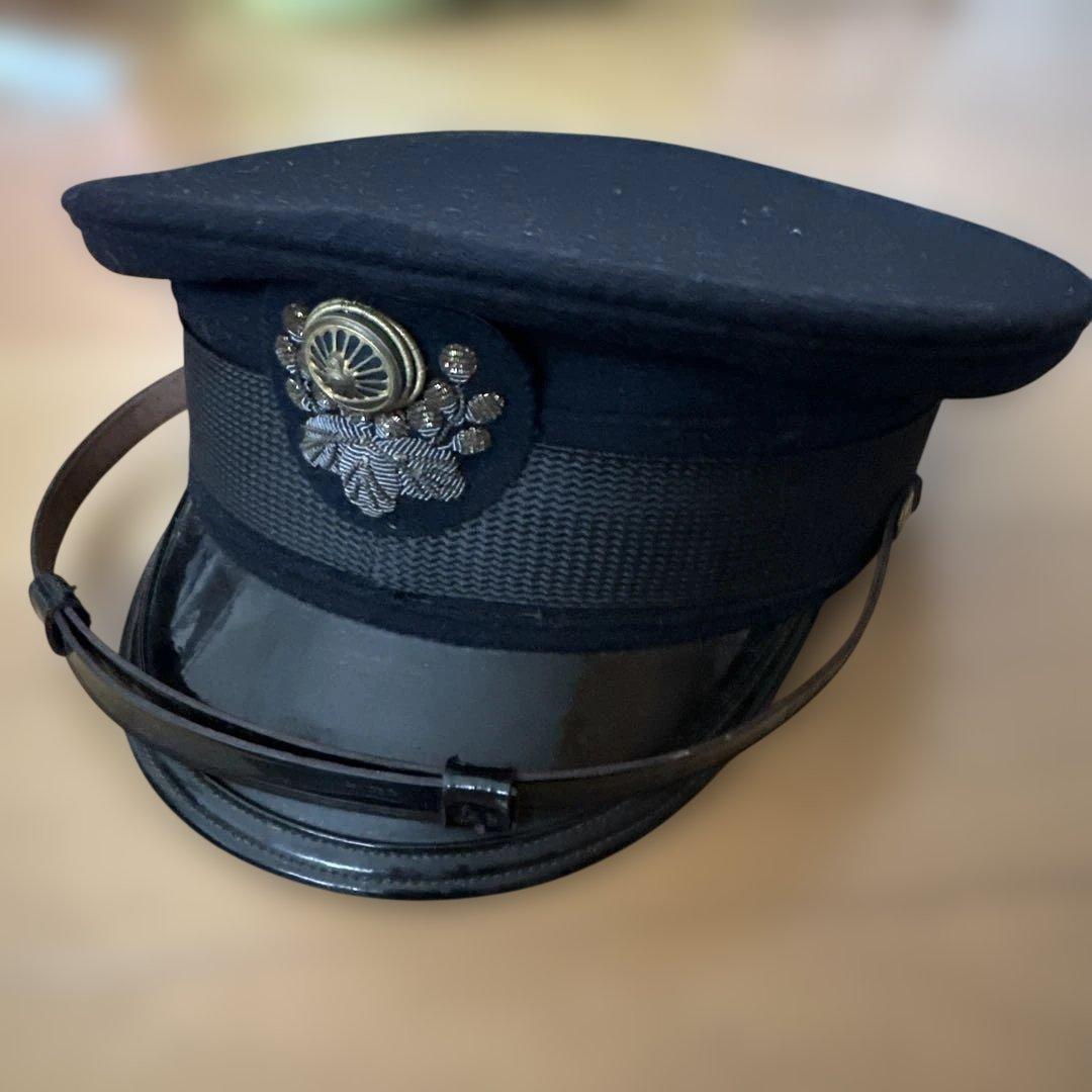 国鉄 制帽 鉄道 制服帽 動輪マーク 桐紋 昭和レトロ 鉄道グッズ