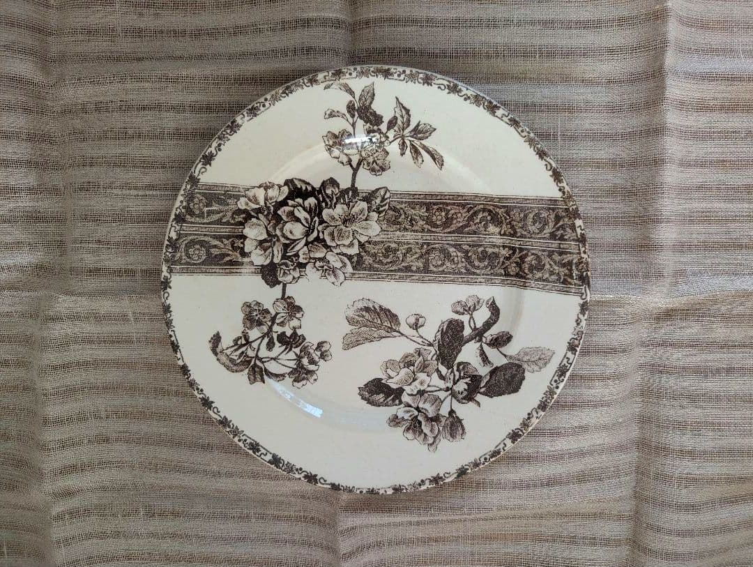 フランス アンティーク エミールブルジョワ 平皿