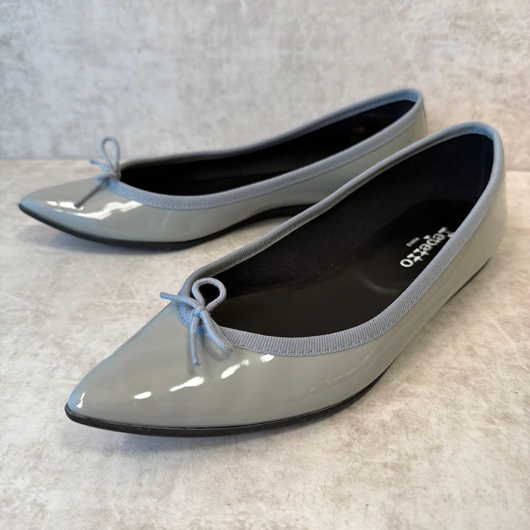 Repetto レペット エナメル バレエシューズ 23.5cm ブリジット