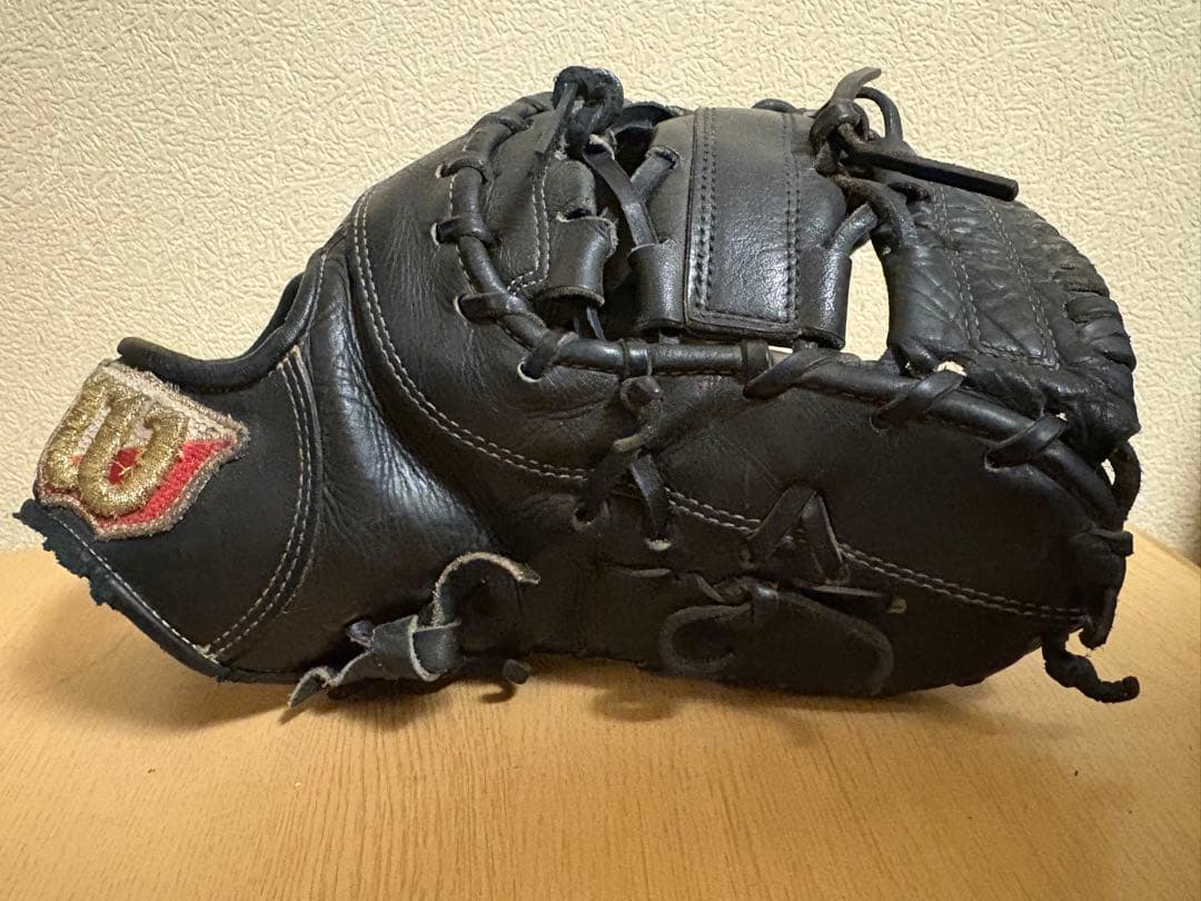 Wilson 硬式ファーストミット　黒　即戦力