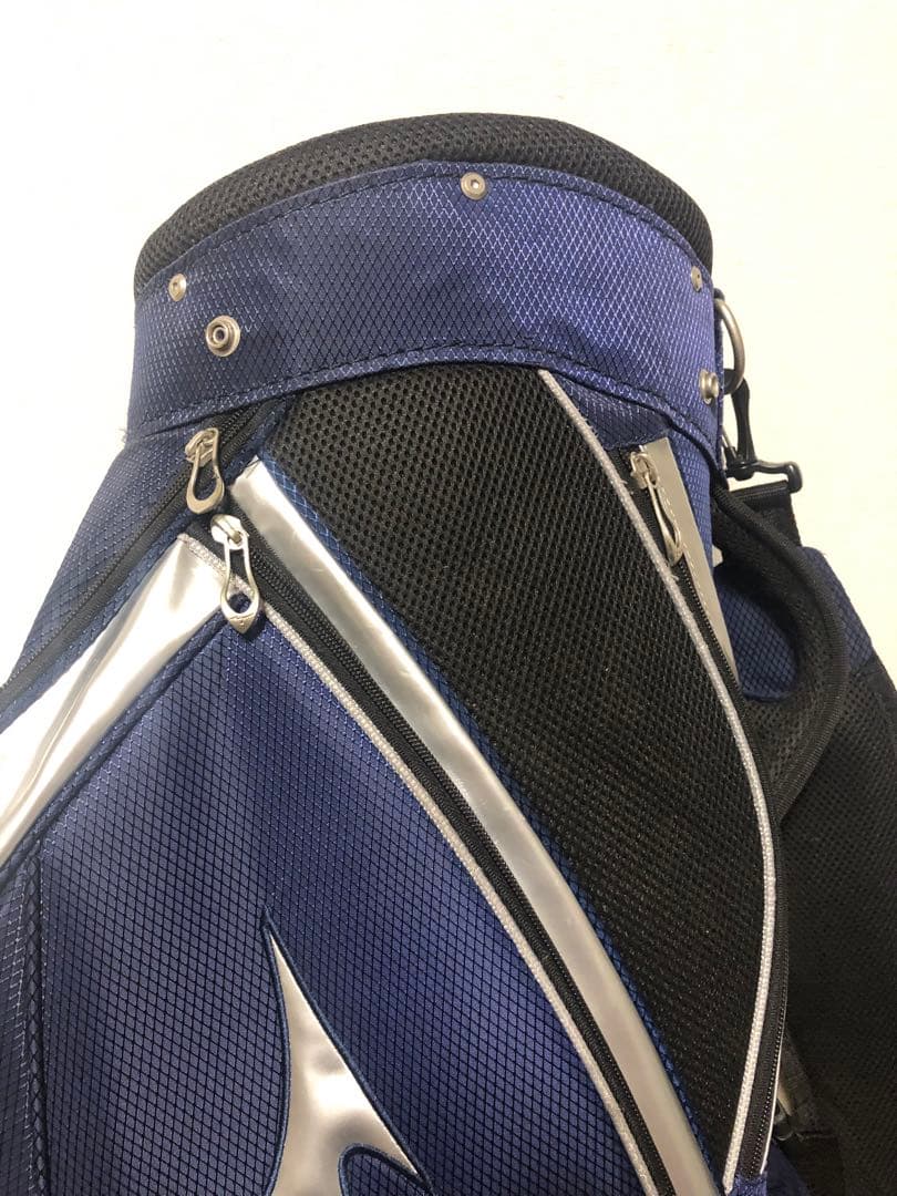 【送料込み】美品　MIZUNO ミズノ キャディバッグ ゴルフバッグ　軽量型