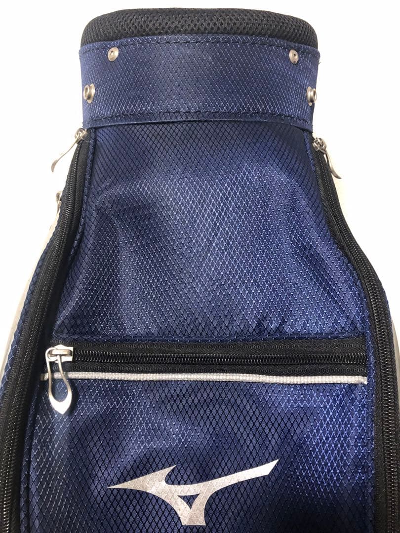【送料込み】美品　MIZUNO ミズノ キャディバッグ ゴルフバッグ　軽量型