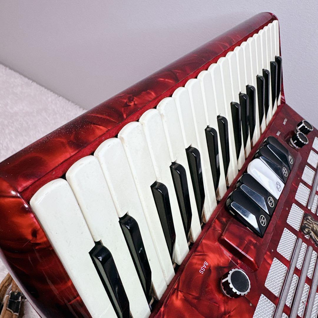 希少　トンボ　TOMBO　アコーディオン　34鍵盤　MUS 1307　初心者