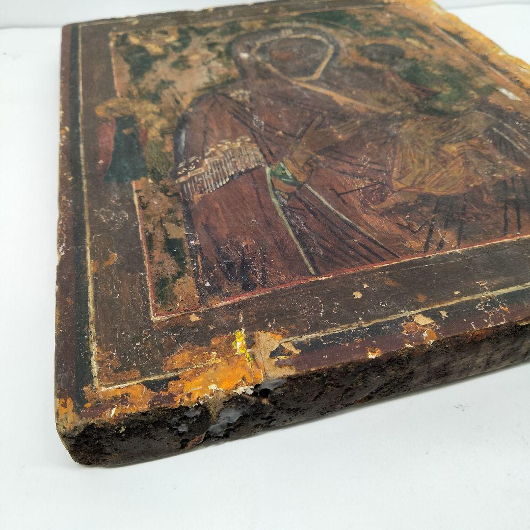 Ｍ170-3 隠れキリシタン肉筆板絵『ウラジーミルの生神女』　DD