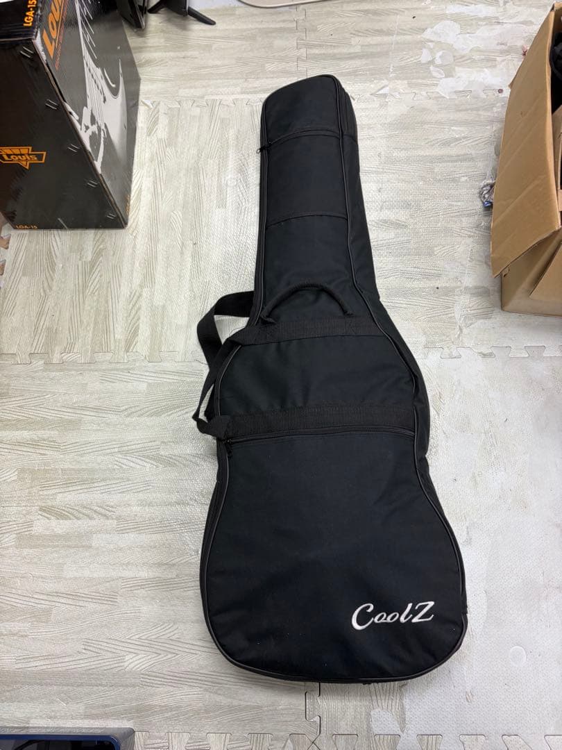 CoolZ エレキギター レッド ギターケース付き