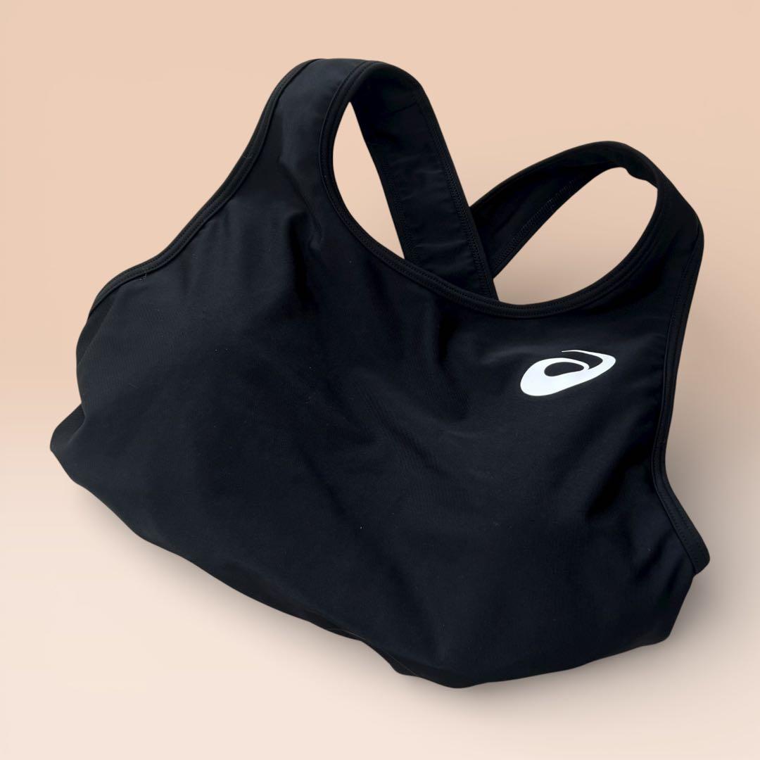 陸上　女子　セパレート　ユニフォーム　アシックス　黒