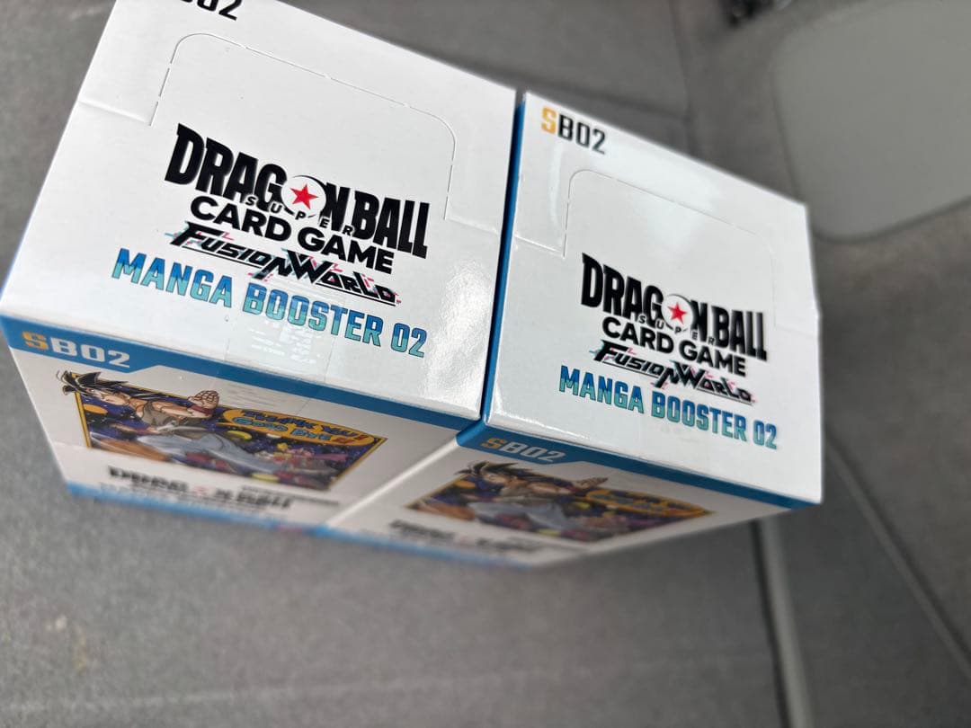 ドラゴンボール マンガブースター02 BOX テープ付き 未開封 2BOX