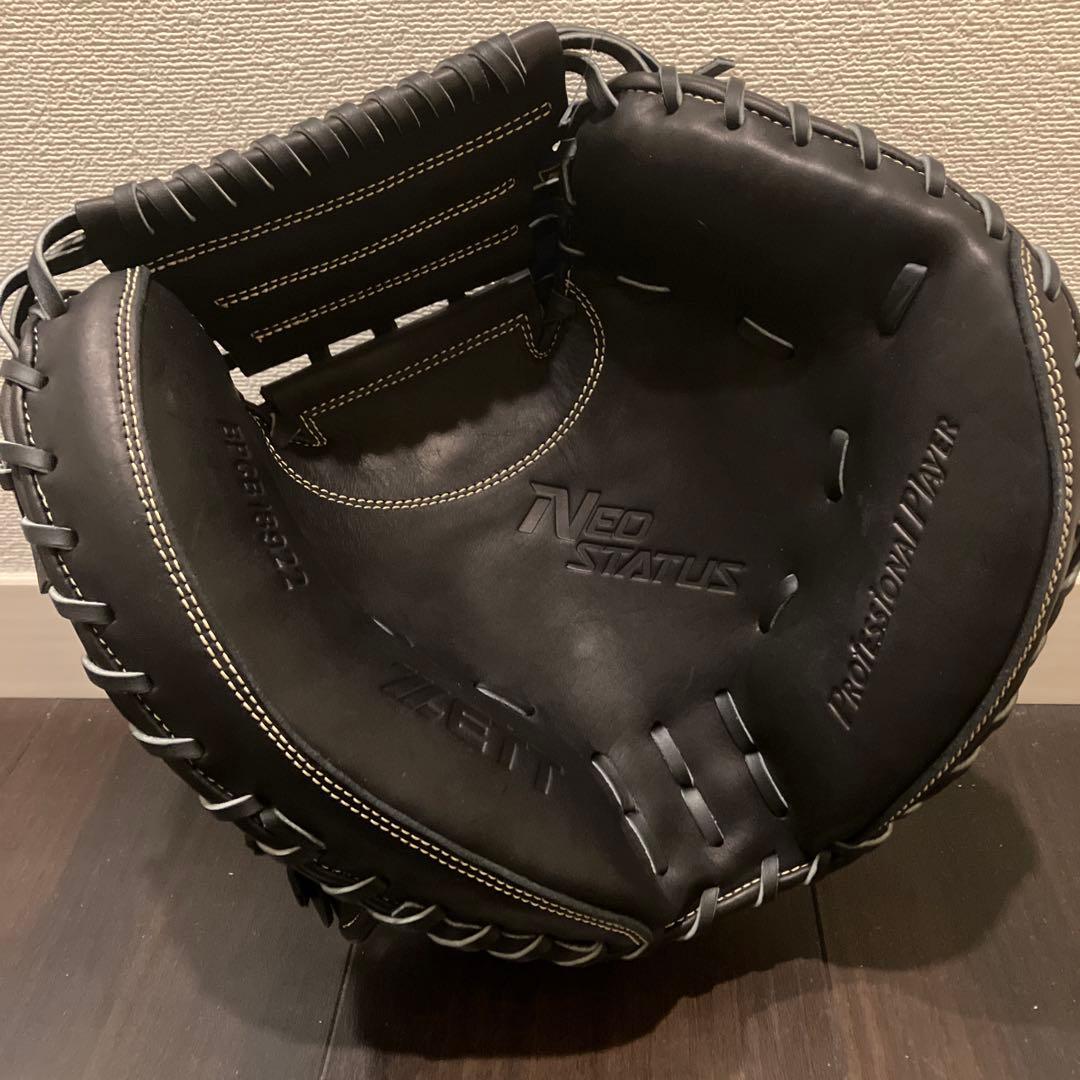 ZETT NEO STATUS 硬式用キャッチャーミット 黒