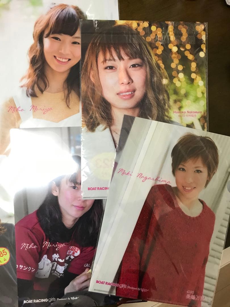大山千広　中村桃佳　守屋美穂　小野生奈　ボート　競艇　クリアファイル