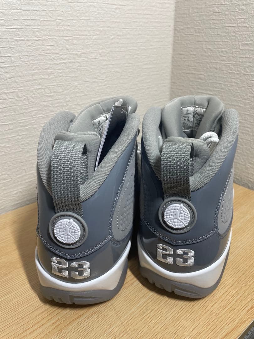 シューズ(男性用) NIKE AIR JORDAN 9 RETRO MEDIUM GREY/COOL