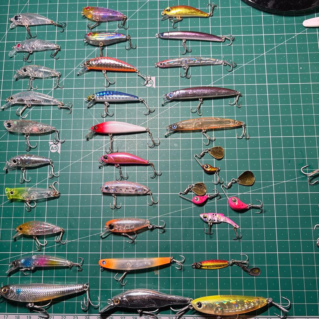 ライトプラグ メバル メッキ ルアー 引退 41個 詰め合わせ