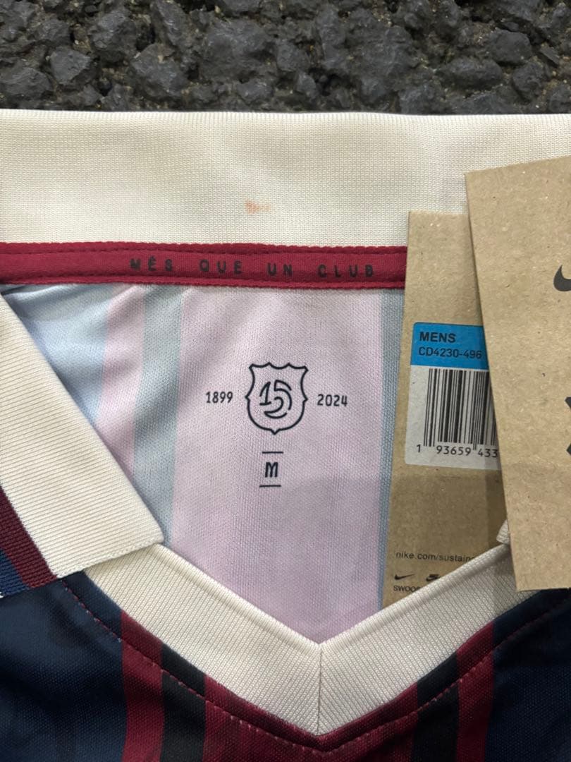 【新品タグ付き】FCバルセロナ125周年記念ユニフォームリバウド限定正規品