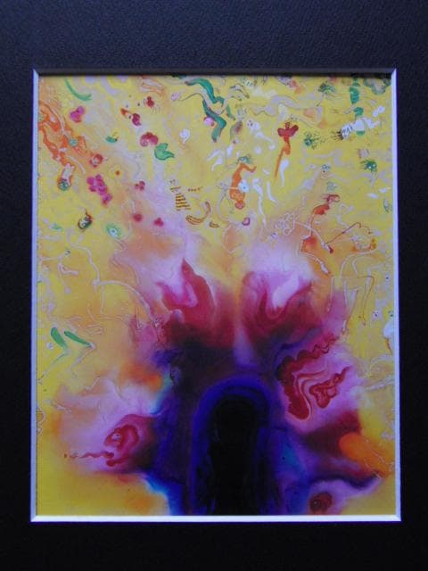 渡辺恂三、【大きな花】、希少な大判額装用画集より、美品、日本人画家