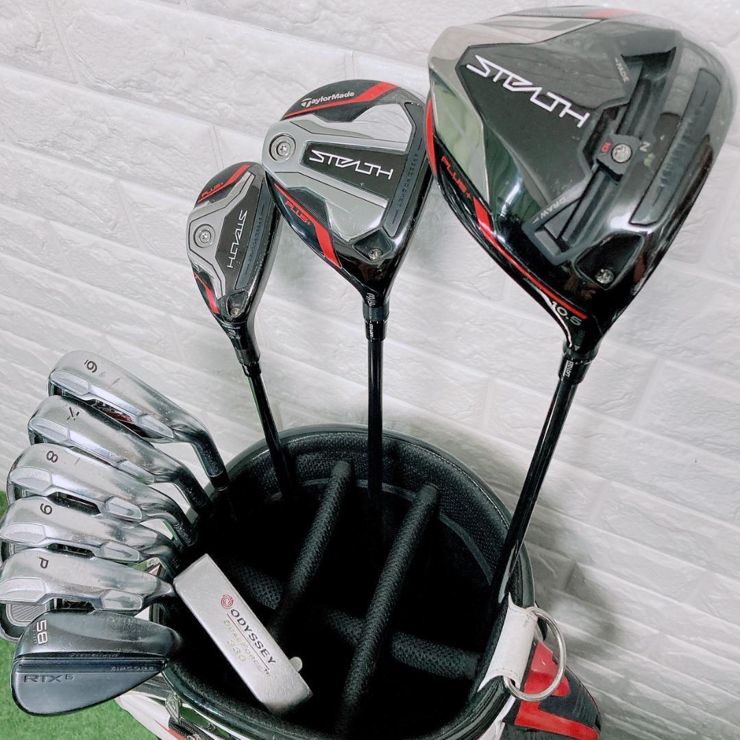 クラブのみ ゴルフクラブ メンズ セット テーラーメイド ステルスプラス 10本