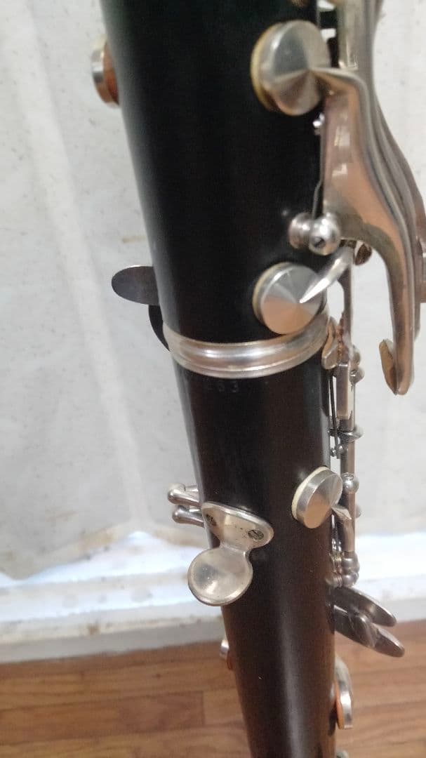 クラリネットBb Yamaha CL33　天然木グラナディラ　ケース新