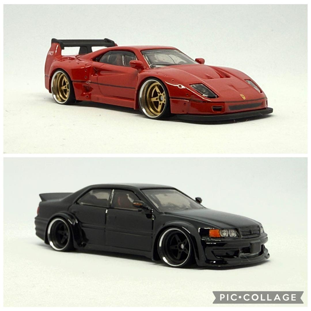 イハイズム　ホットウィールフェラーリF40 、チェイサーカスタム