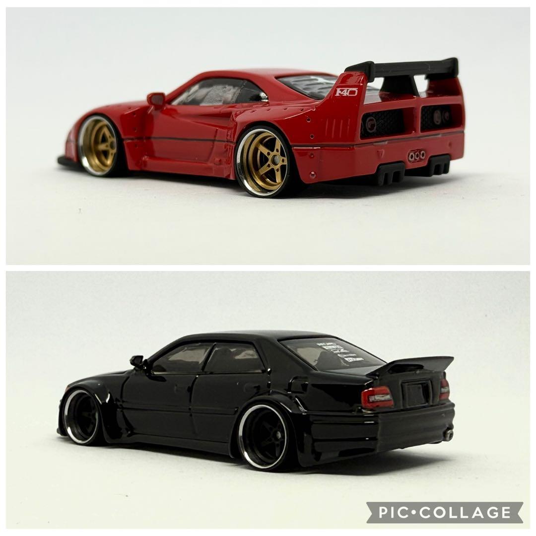 イハイズム　ホットウィールフェラーリF40 、チェイサーカスタム