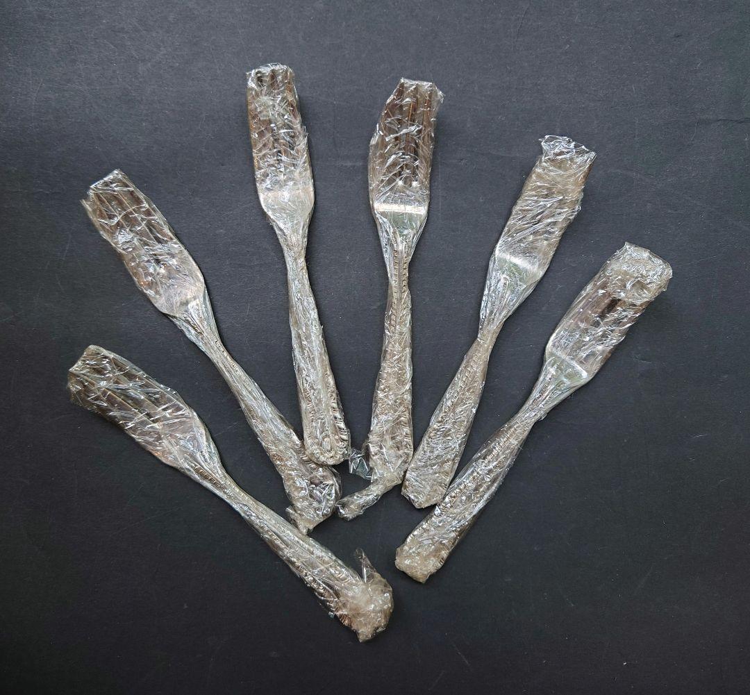 Chinacraft of London ケーキフォーク　6本　銀　ビンテージ